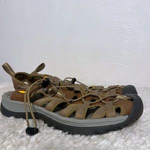 KEEN Whisper Women Size 9 Sandals Water Trail Hiking Brown  Shoes